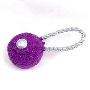 Ever After High Doll Raven Queen Legacy Day Purple & Silver Purse Bag